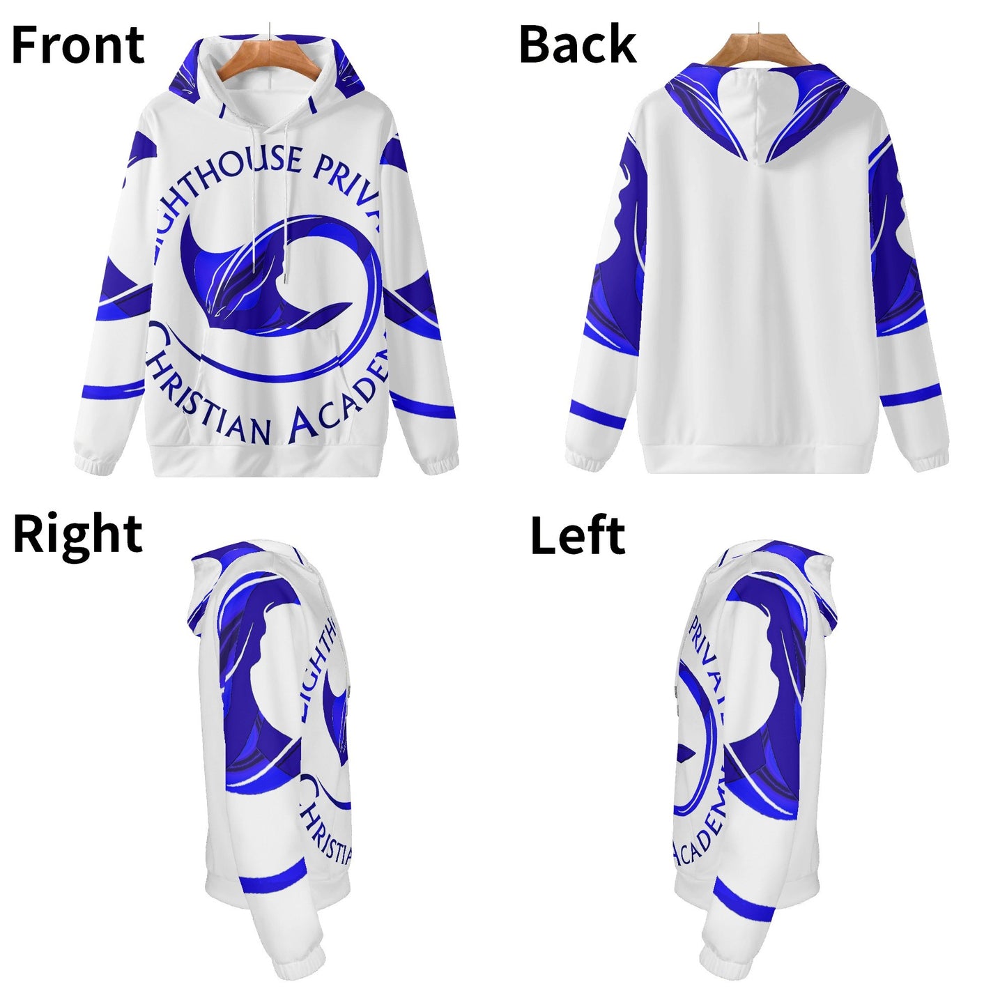 LPCA Lightweight All Over Print Hoodie