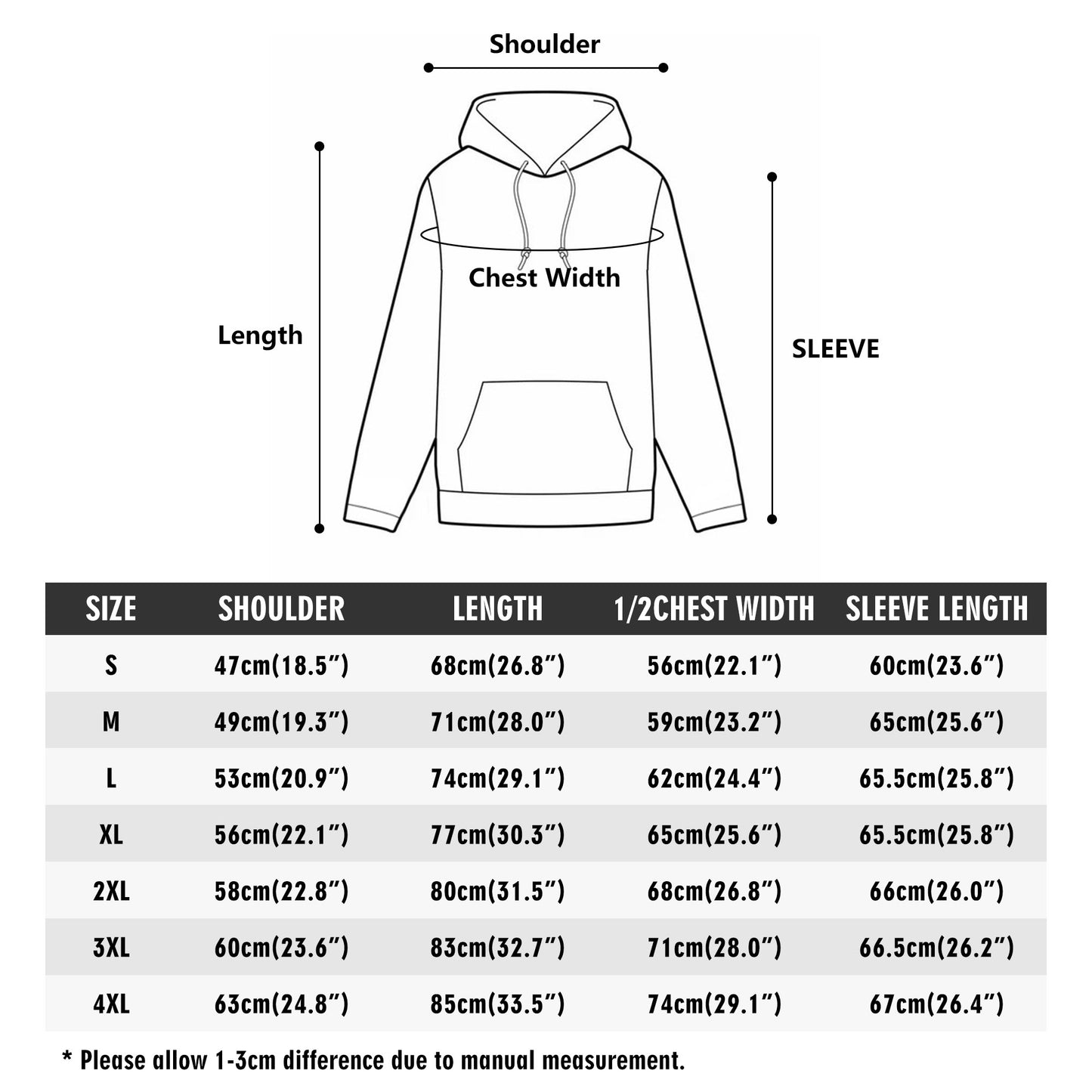 LPCA Lightweight All Over Print Hoodie