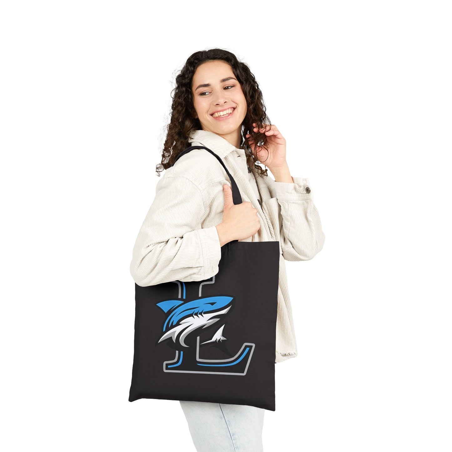 Lighthouse Christian College Shark Canvas Tote Bag