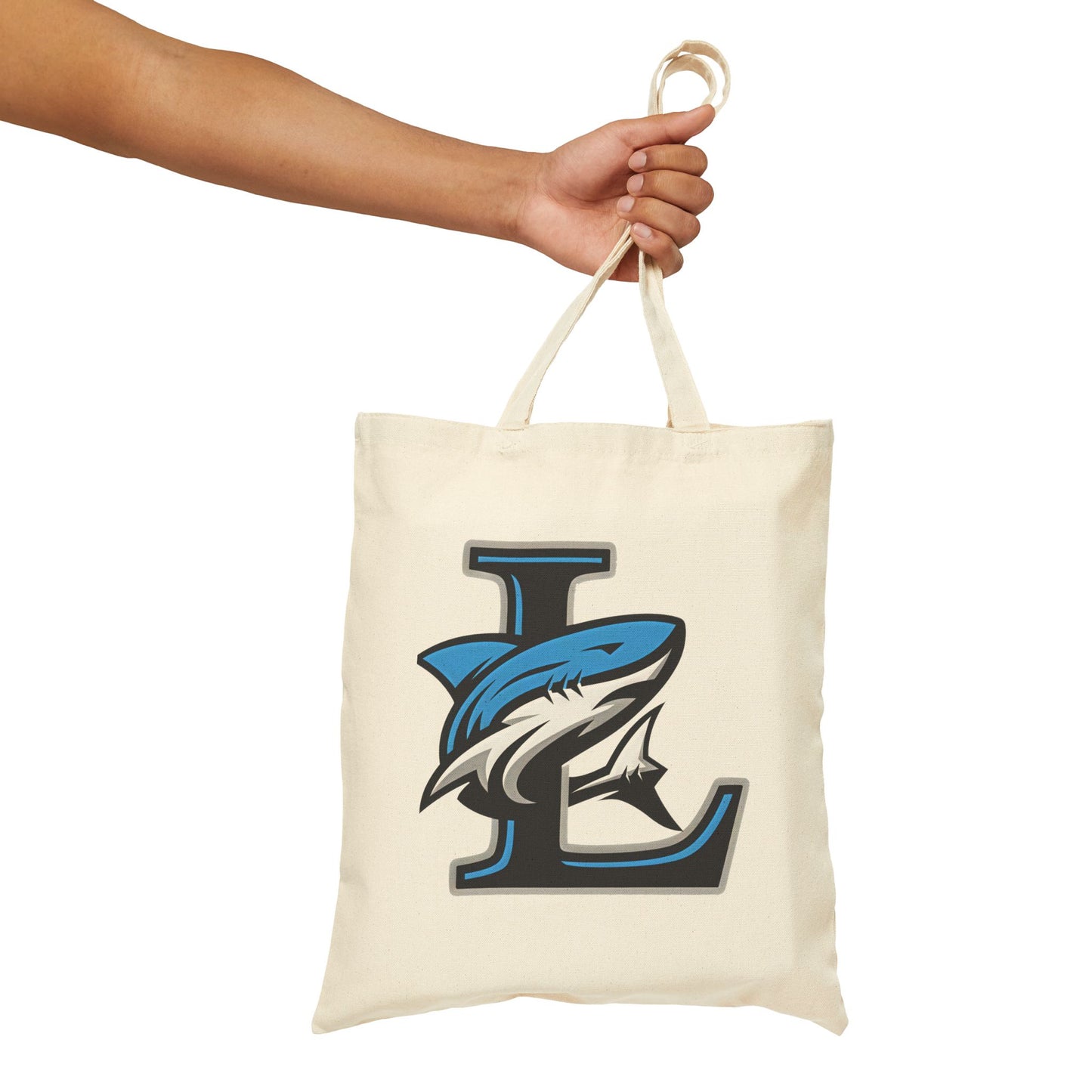 Lighthouse Christian College Shark Canvas Tote Bag