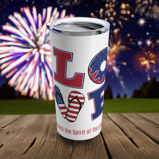 20oz TRUE SOUTHERNER AMERICANA TUMBLER