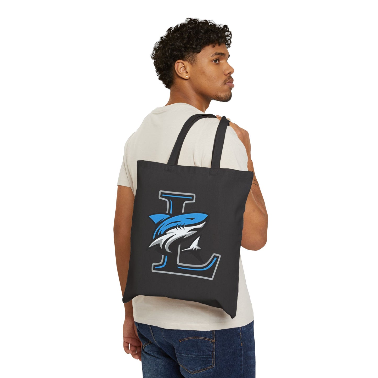 Lighthouse Christian College Shark Canvas Tote Bag