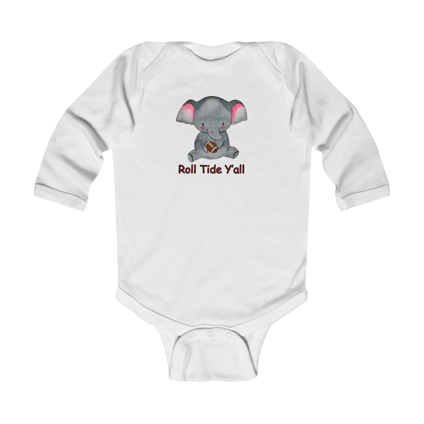 Roll Tide Y'all Baby L/S Onsie