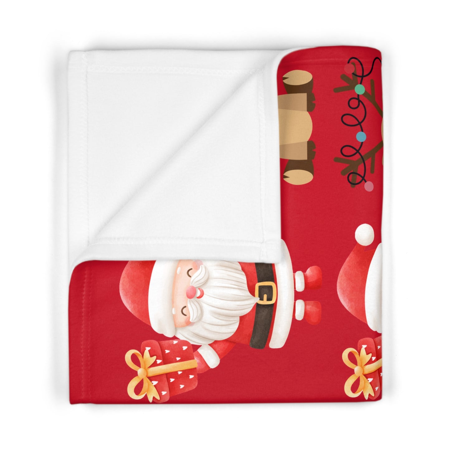 Santa & Rudolph Baby Blanket