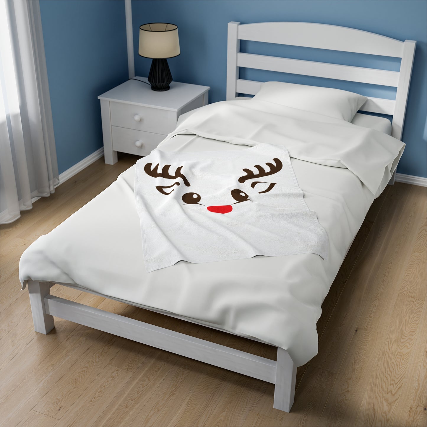 Reindeer Velveteen Plush Blanket