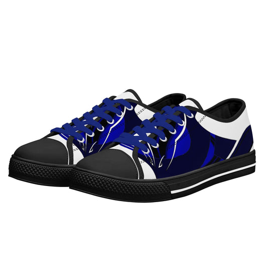 Womens Low Top Canvas Shoes - Stingrays