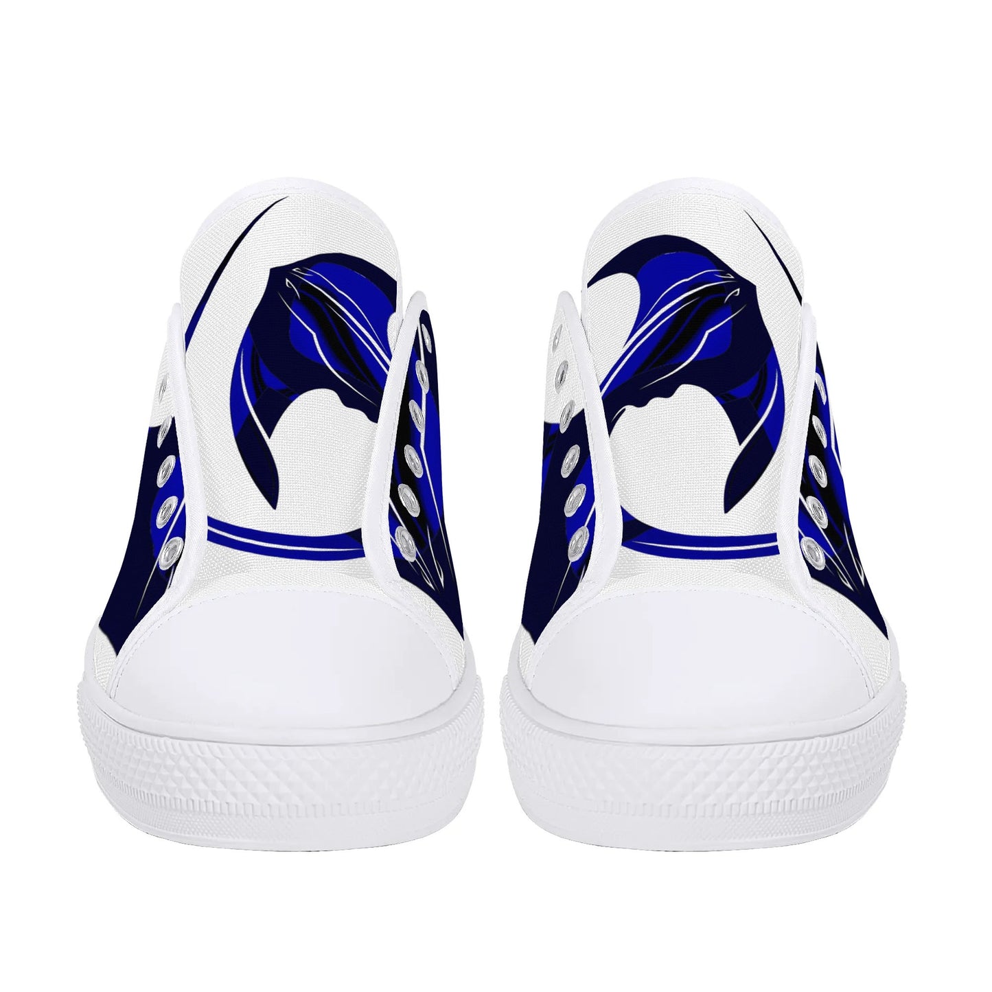 Womens Low Top Canvas Shoes - Stingrays