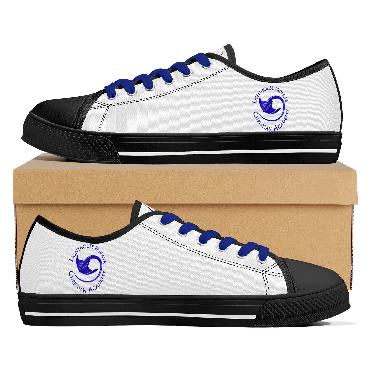 Womens Low Top Canvas Shoes - Stingrays