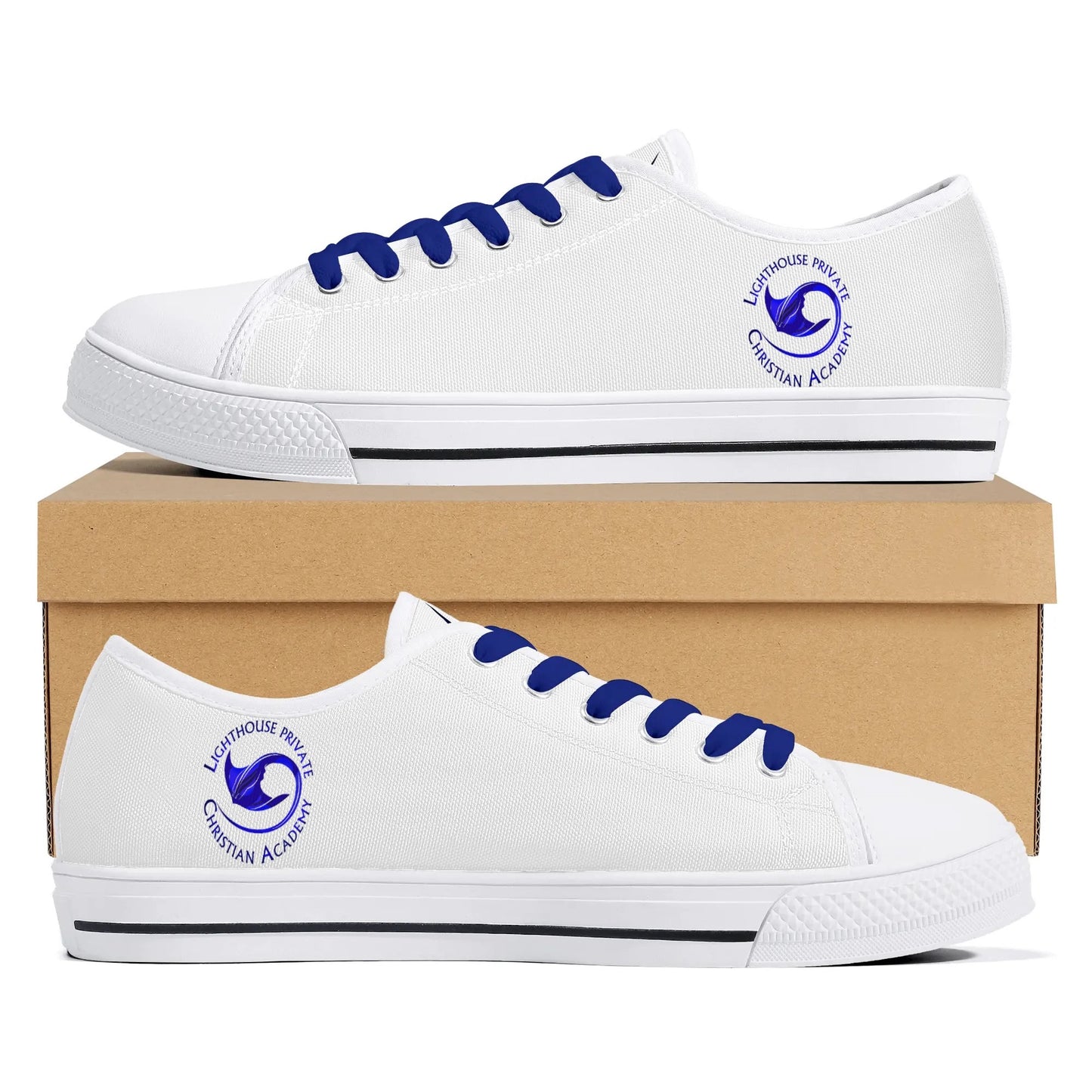 Womens Low Top Canvas Shoes - Stingrays