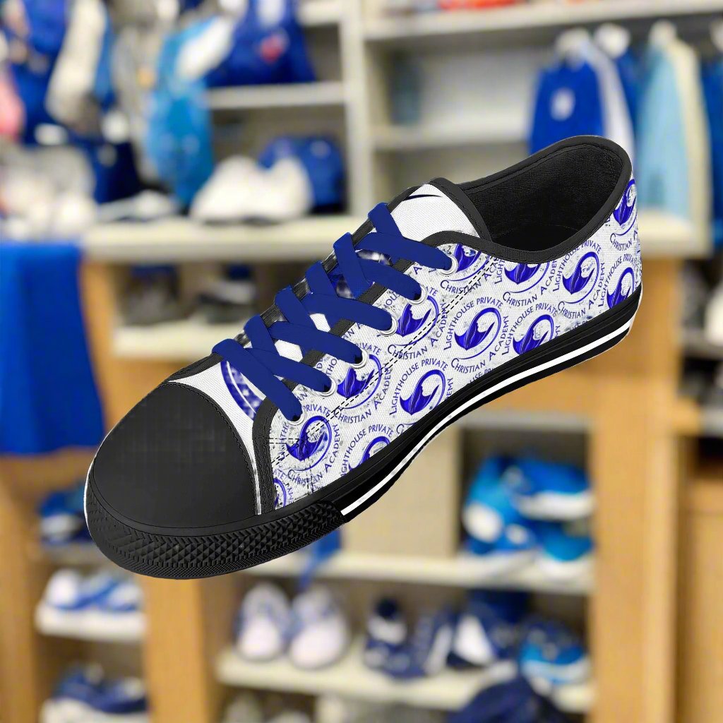 Womens Low Top Canvas Shoes - Stingrays