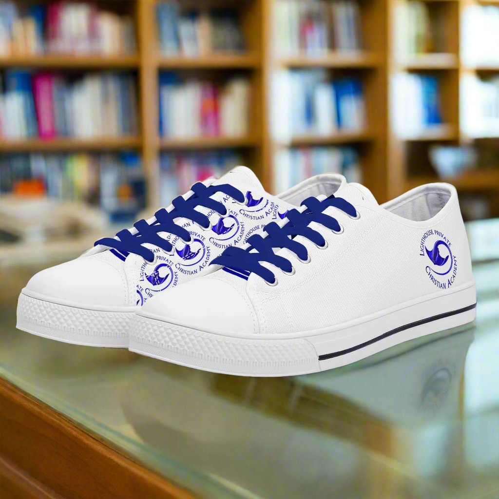 Womens Low Top Canvas Shoes - Stingrays