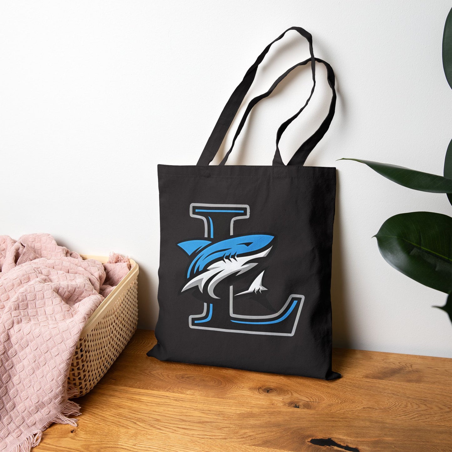 Lighthouse Christian College Shark Canvas Tote Bag