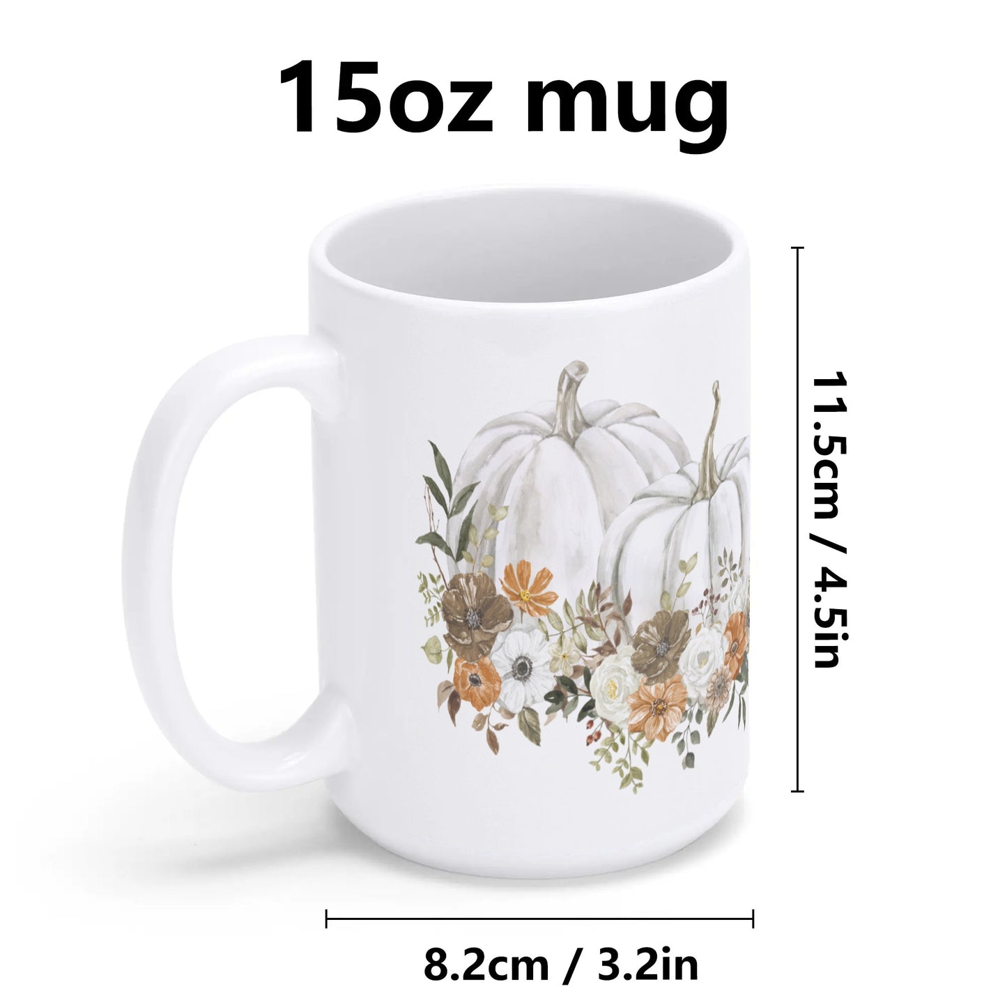 Pumpkin Spice Glossy Mug (15 oz)