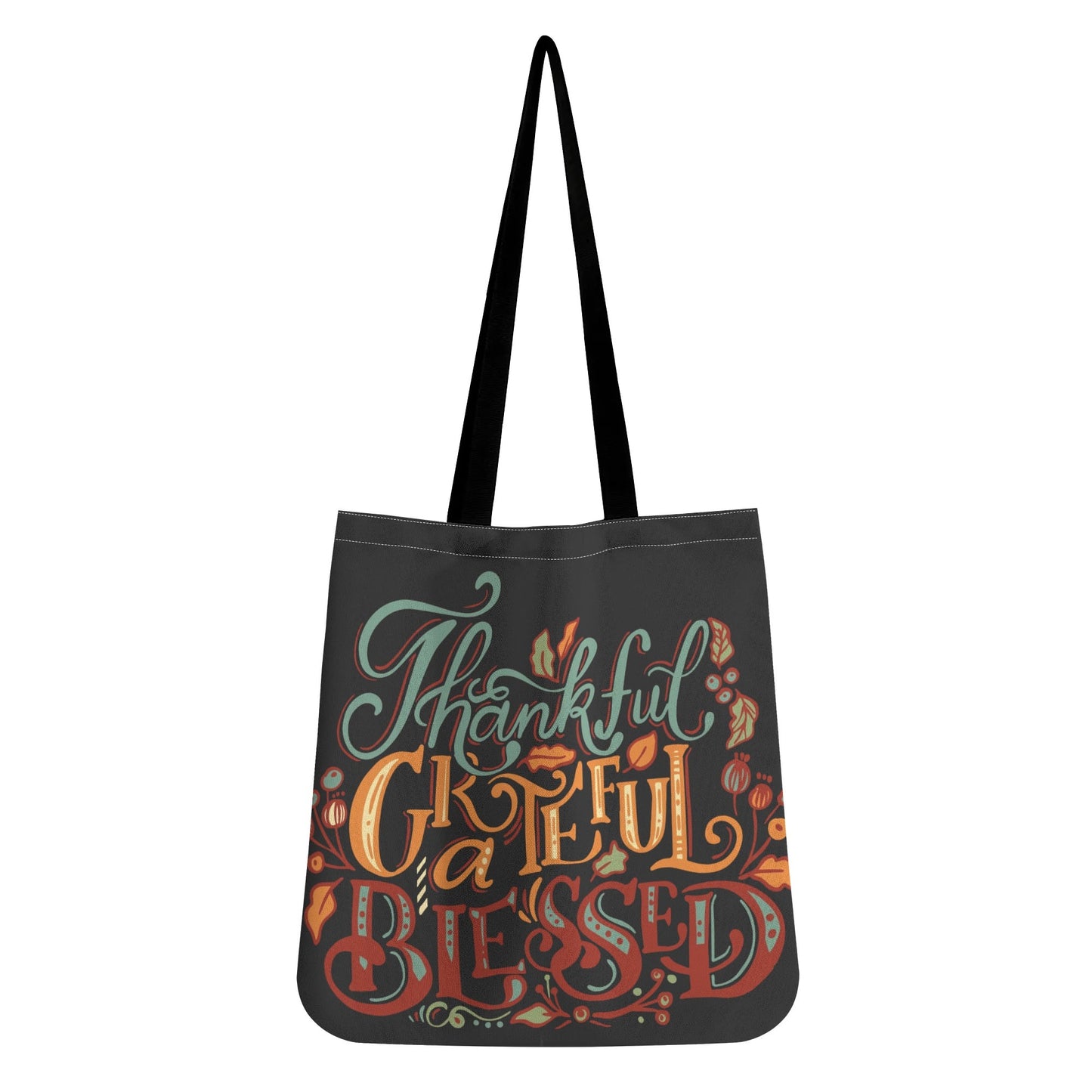 Grateful, Thankful, Blessed Cloth Tote Bag