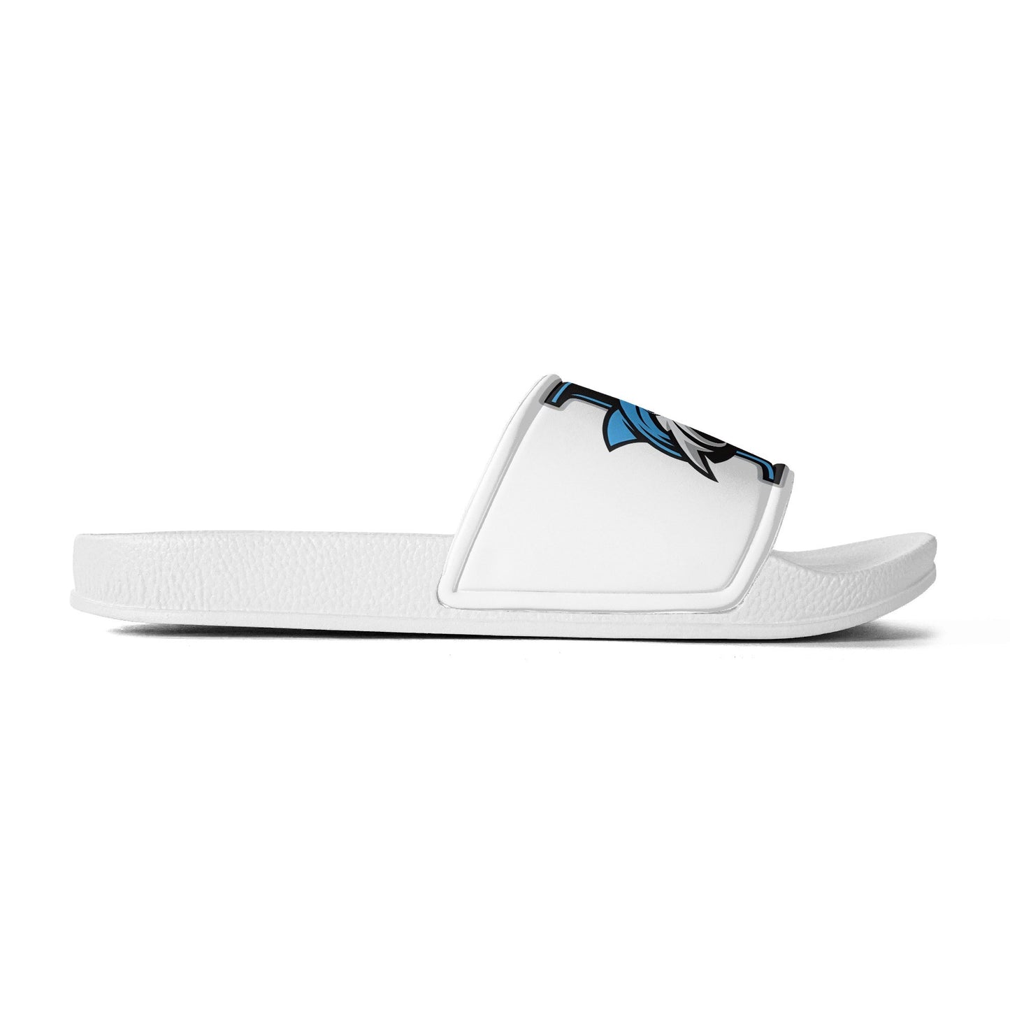 LCC Mens PVC Black and White House Slides/Sandals/Bathroom Slippers