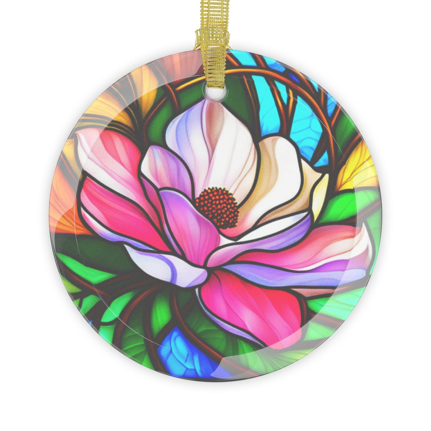 Be A Magnolia Glass Ornaments