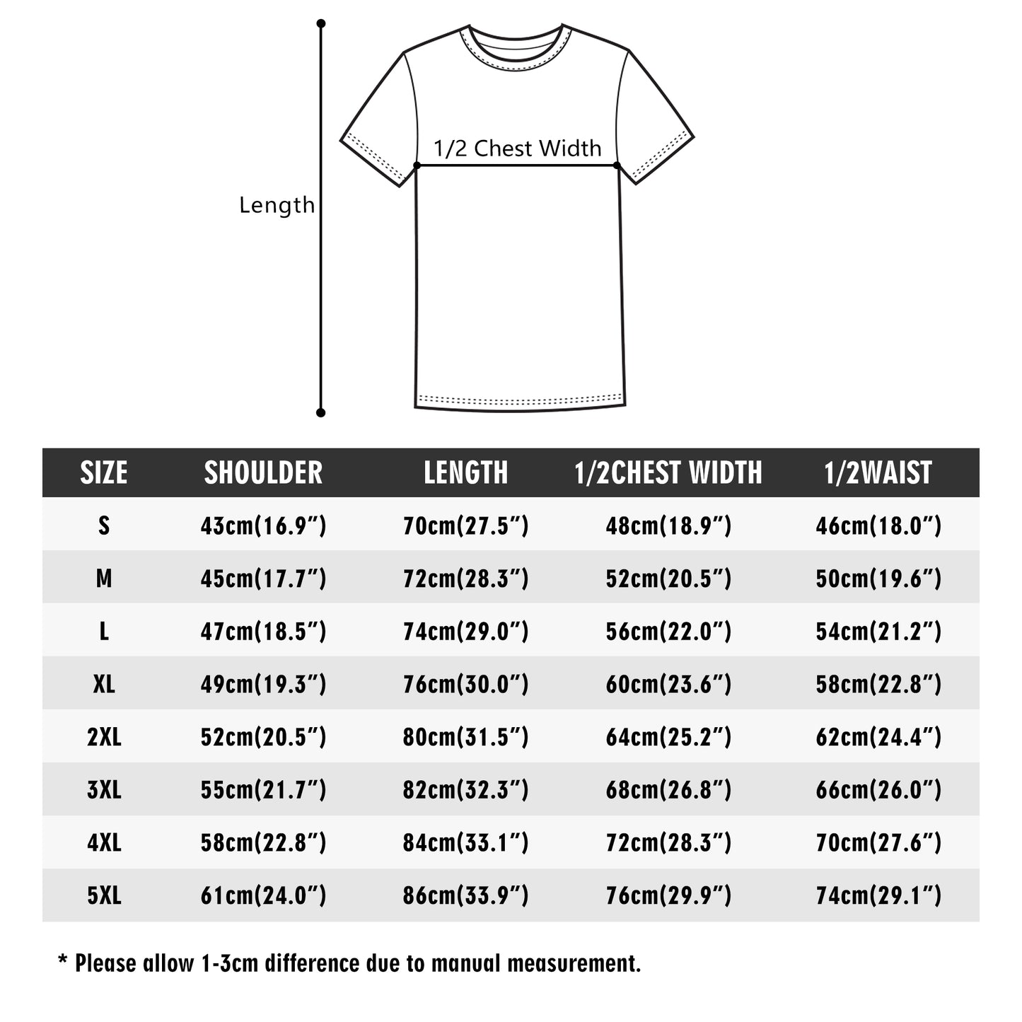 LCC Unisex Moisture Wicking Full Cut T-Shirt