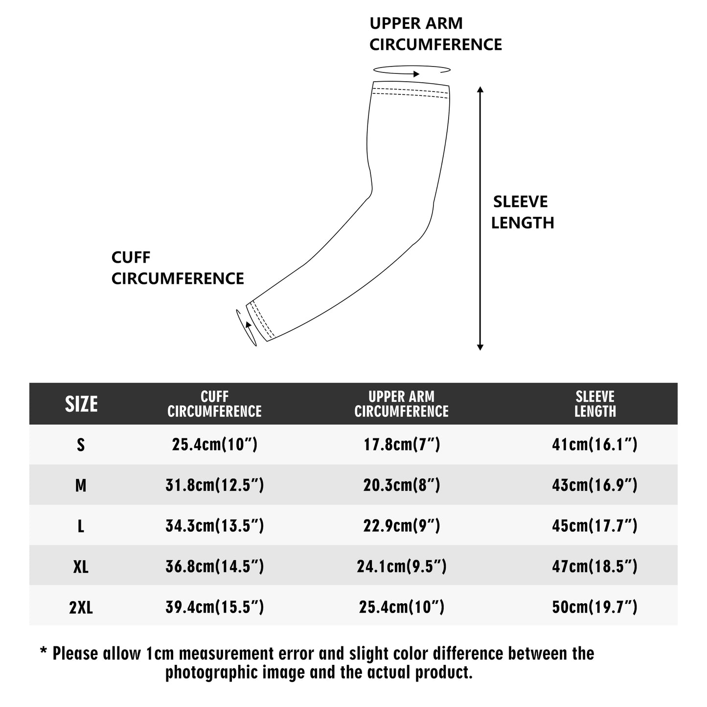 Cooling Arm Sleeves Arm Covers for UV Sun Protection - Stingray