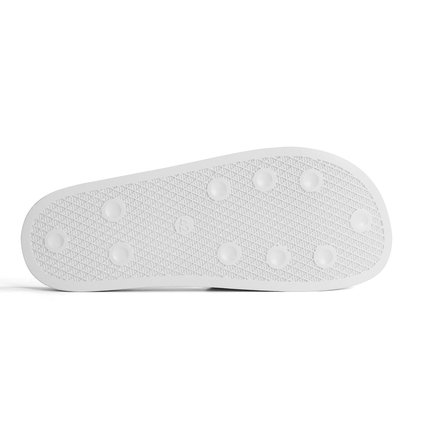 Mens Black and White House Slides/Sandals - Bathroom Slippers