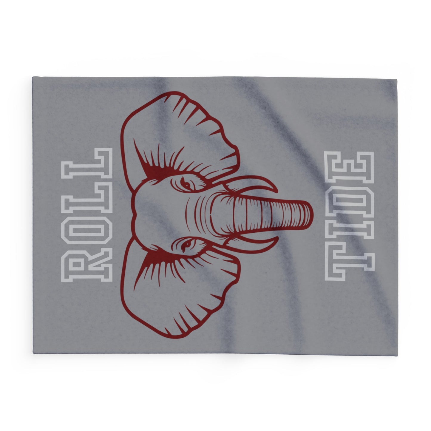 Roll Tide Blanket Gray