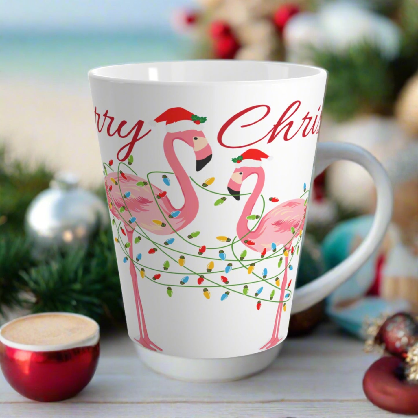 Tropical Christmas Latte Mug