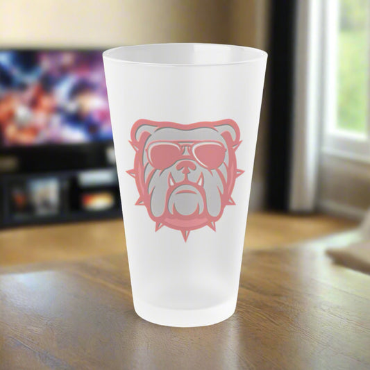 Dawgs Frosted Glass