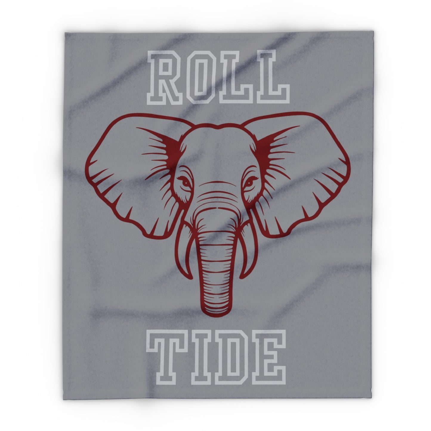 Roll Tide Blanket Gray