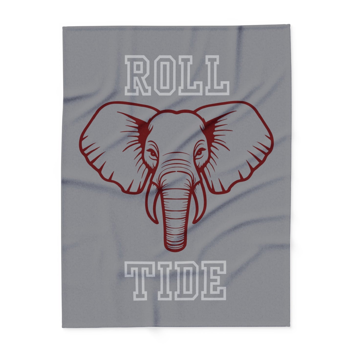 Roll Tide Blanket Gray