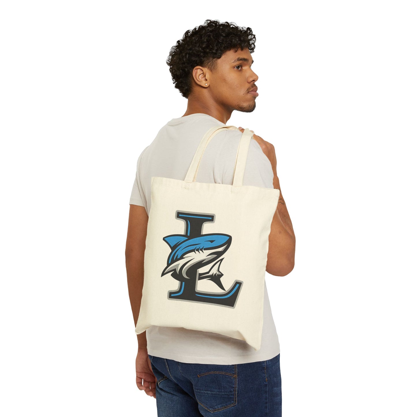 Lighthouse Christian College Shark Canvas Tote Bag
