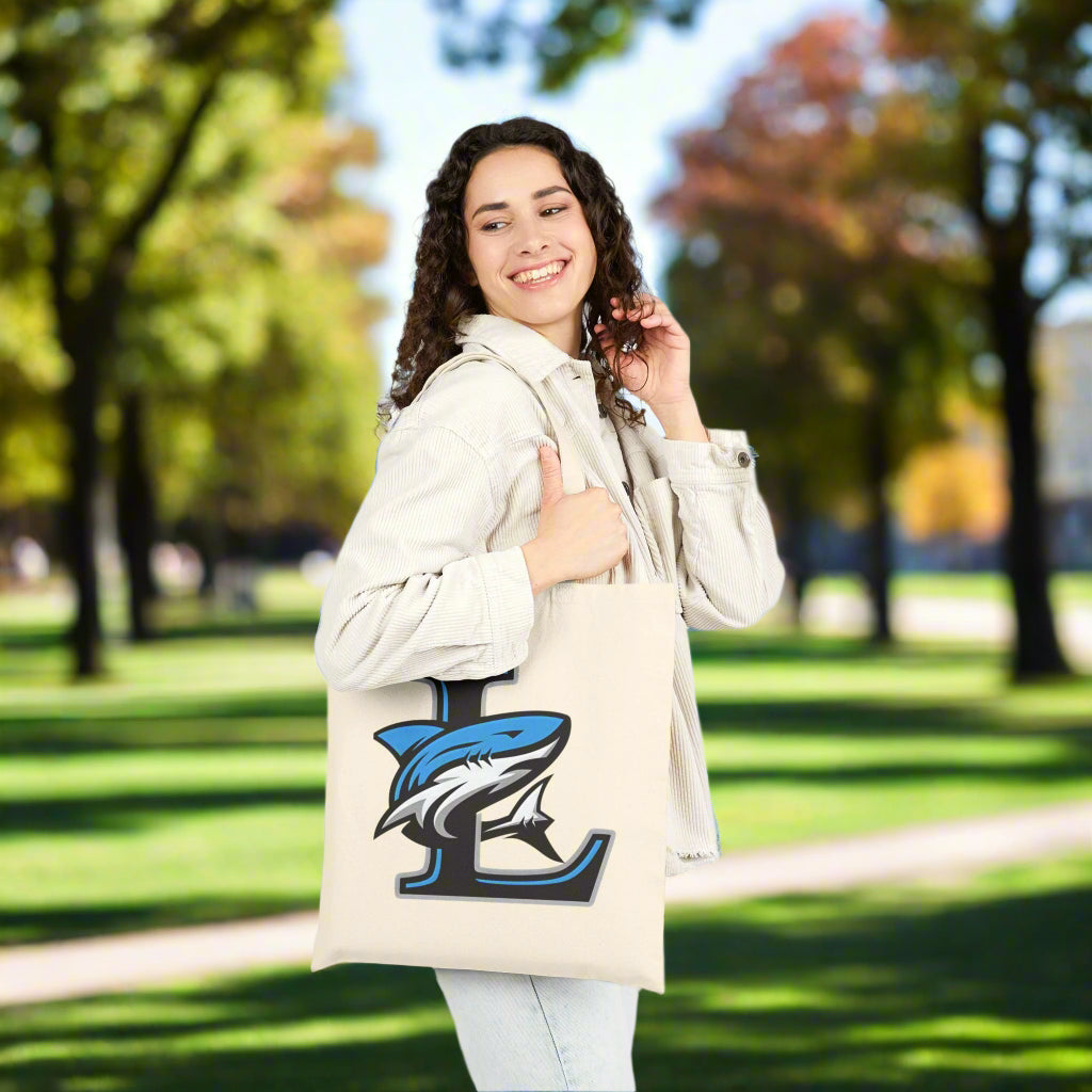 Lighthouse Christian College Shark Canvas Tote Bag